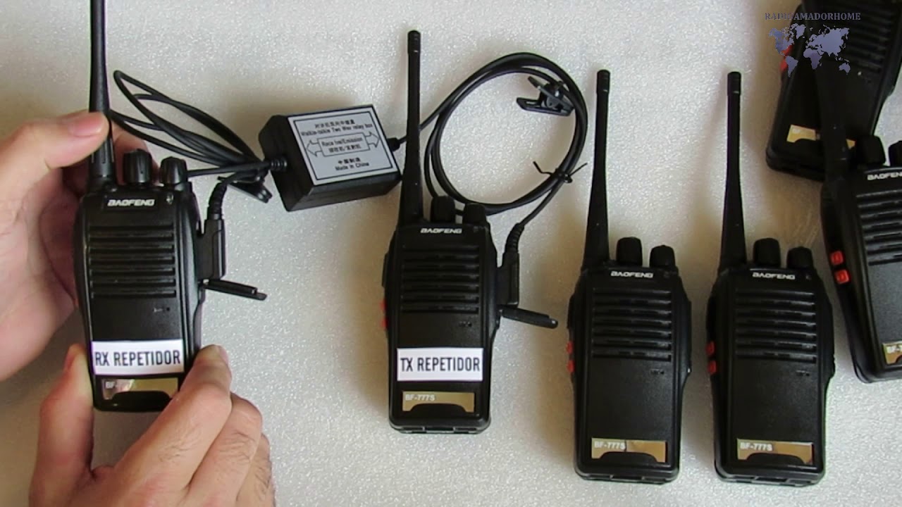 KIT REPETIDOR COMUTADOR PARA HT BAOFENG