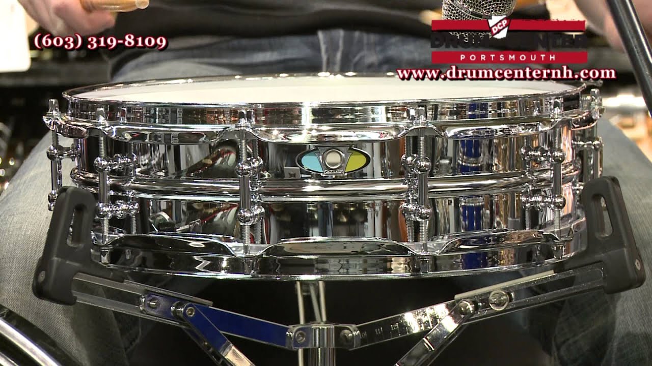 Ludwig Supralite Steel Snare Drum 4x14