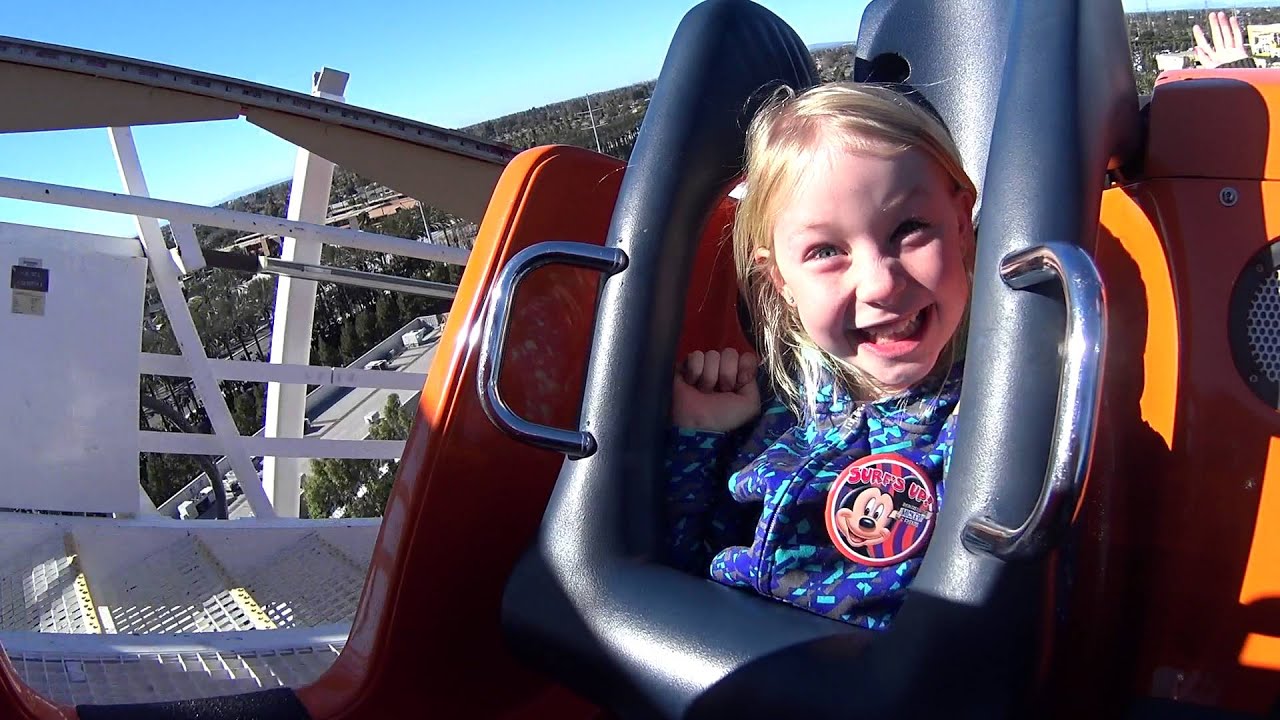 Shirley riding California Screamin'