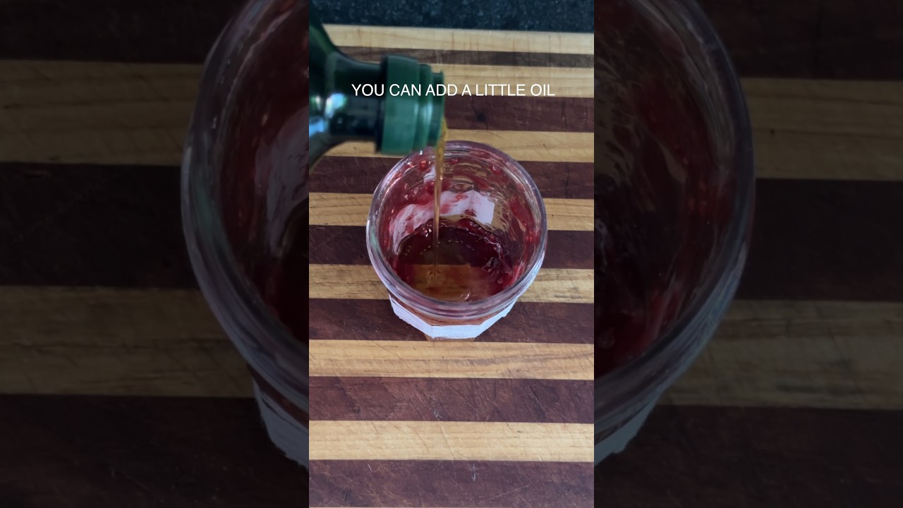 Jam Jar Salad Dressing Hack               #jam #salad #cleaning