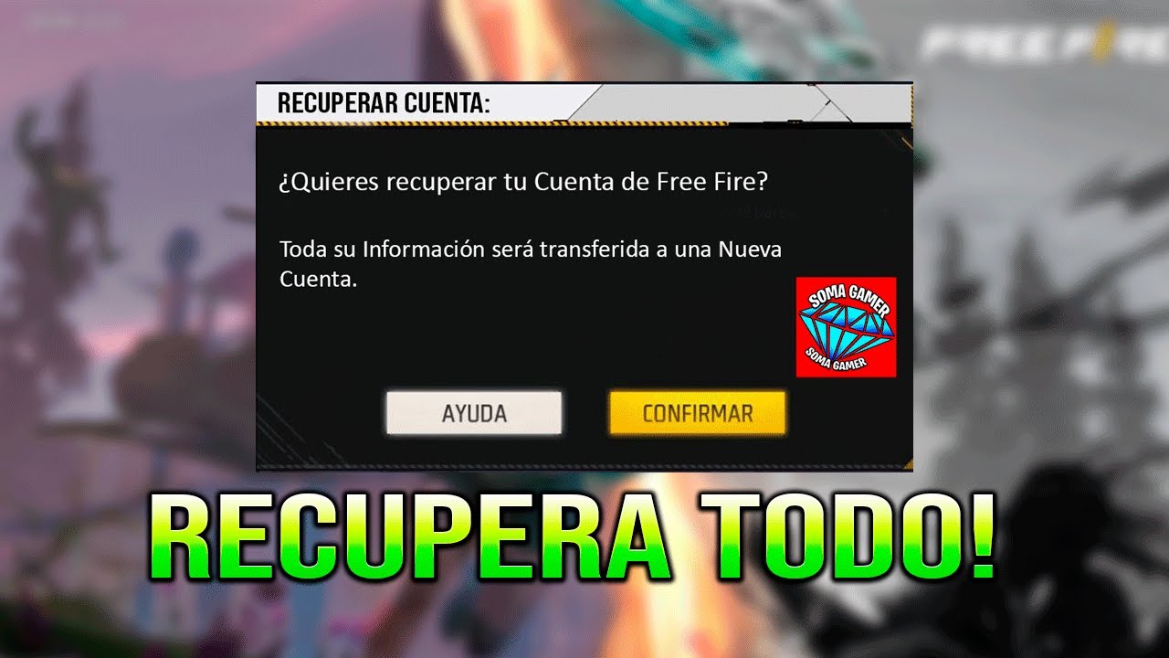 GARENA DEJA RECUPERAR CUENTAS en FREE FIRE Cómo Transferir todos a una Nueva cuenta free fire 2023