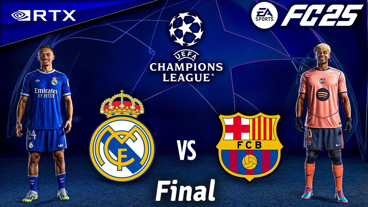 FC 25 - Real Madrid vs. Barcelona Ft. Williams, Trent, | UEFA Champions League Final | [4K60]