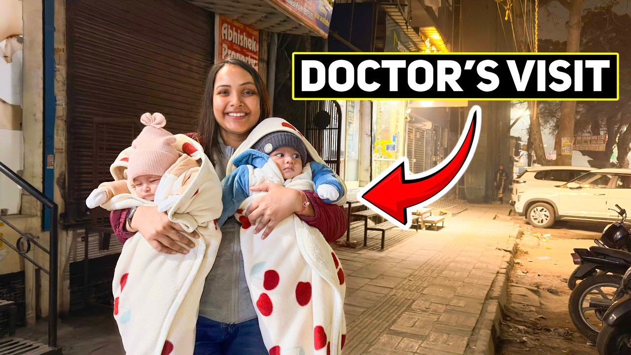 Twin  Babies Ki Health Ko Lekar Doctor Ke Paas Jana Pada 😱😱 | Twin Baby Vlog | New Daily Vlog