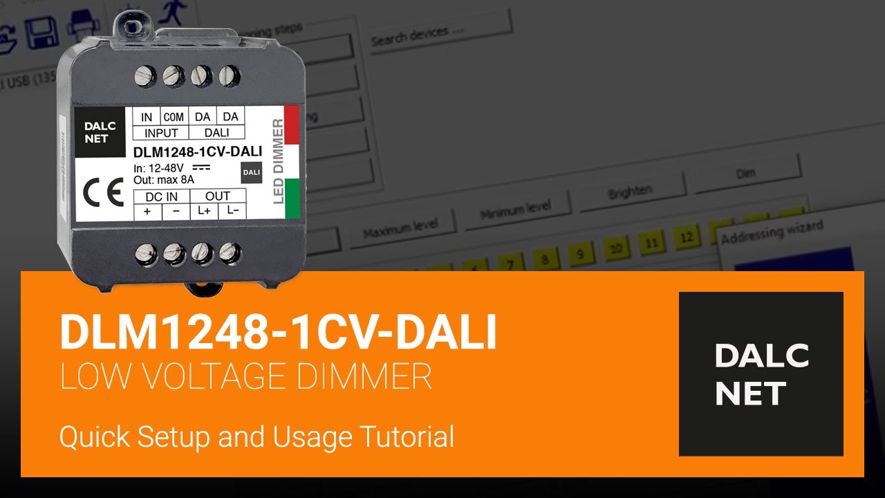 DLM1248-1CV-DALI: How To Install DALI LED Driver - Dalcnet