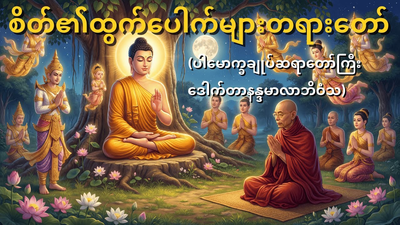 စိတ်၏ထွက်ပေါက်များ တရားတော် - ပါမောက္ခချုပ်ဆရာတော်ကြီး ဒေါက်တာနန္ဒမာလာဘိဝံသ