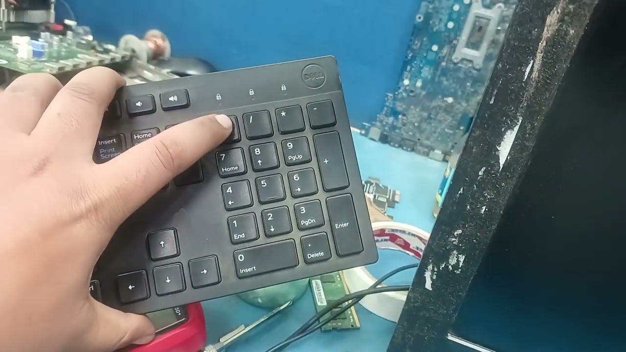 How to repair # no display all in machine 