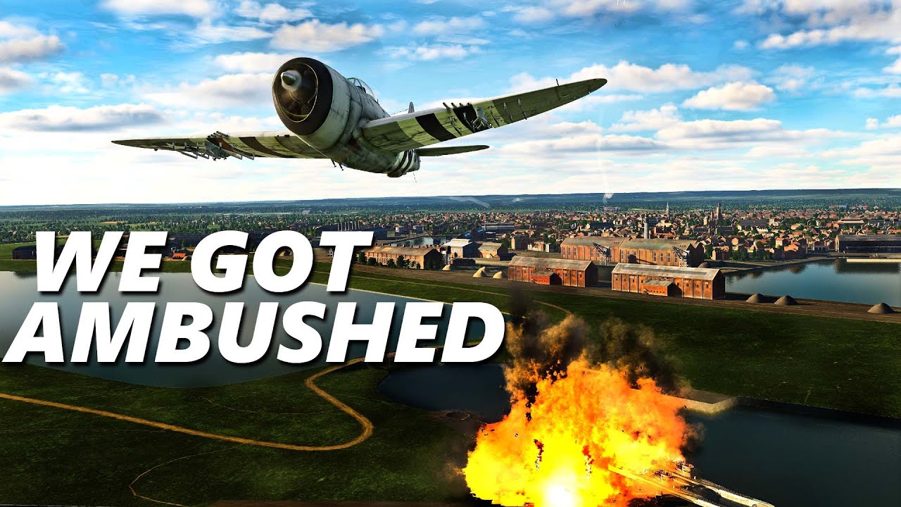 Growling Sidewinder & LongShot In The P-47 ThunderBolt Vs U-Boats | DCS World