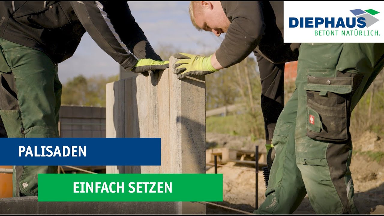 LISCO KOMBI Palisaden selber setzen | DIY-Anleitung von DIEPHAUS