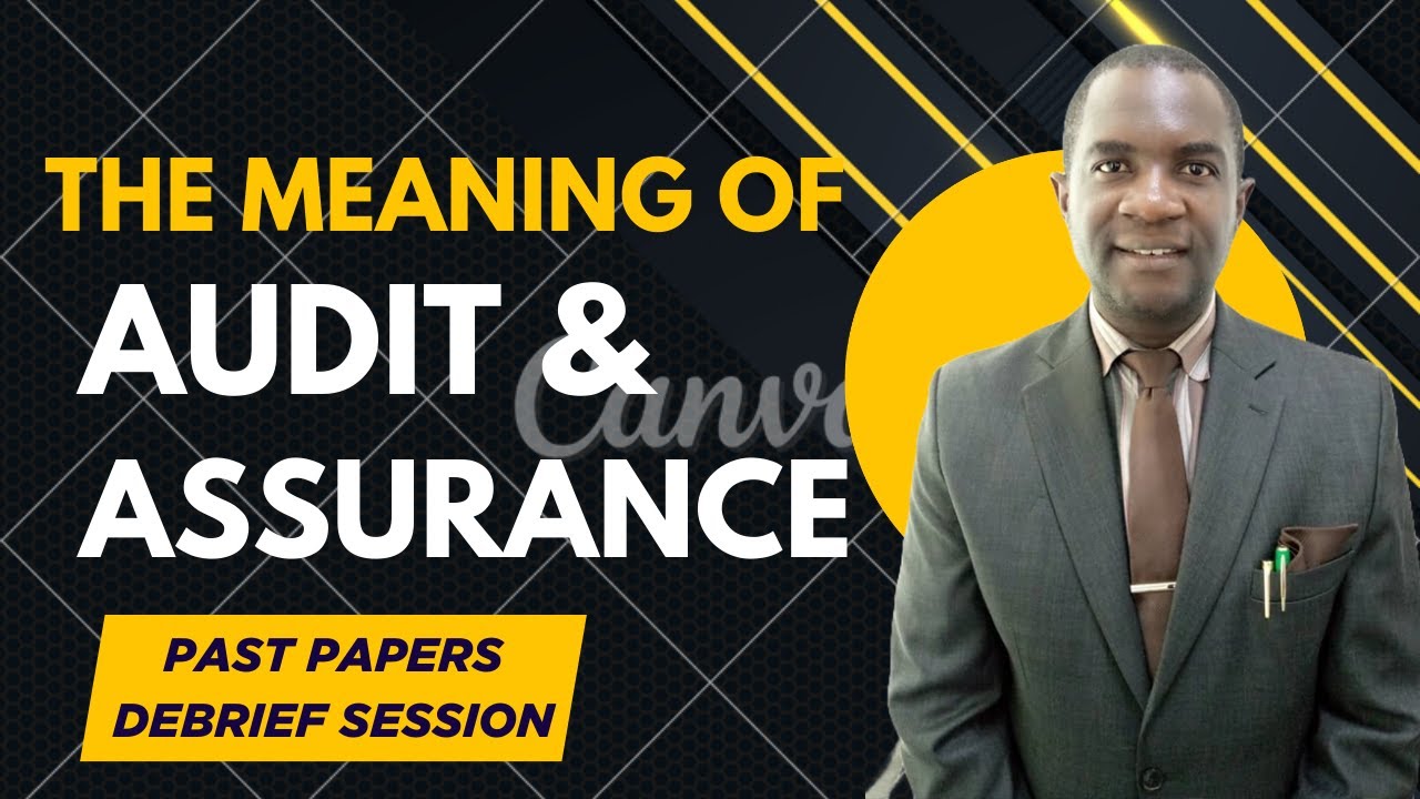 “Part 1 | ICAN Triple A-F: Chapter 1 Audit & Assurance Past Questions Explained for Exam Success”