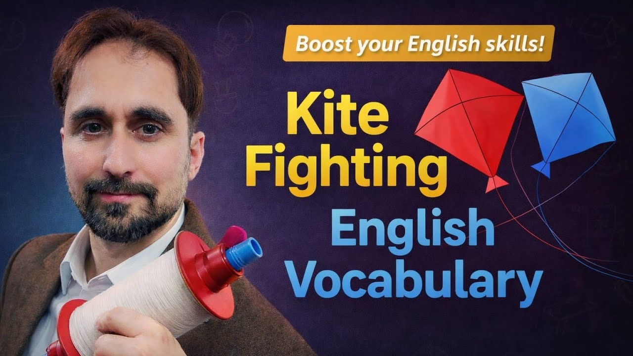 Kite fighting English vocabulary #vocabulary 