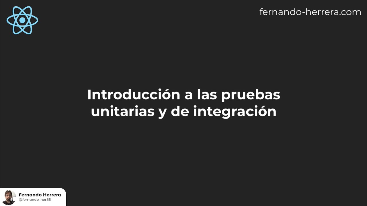 Introducci&oacute;n a las pruebas unitarias y de integraci&oacute;n