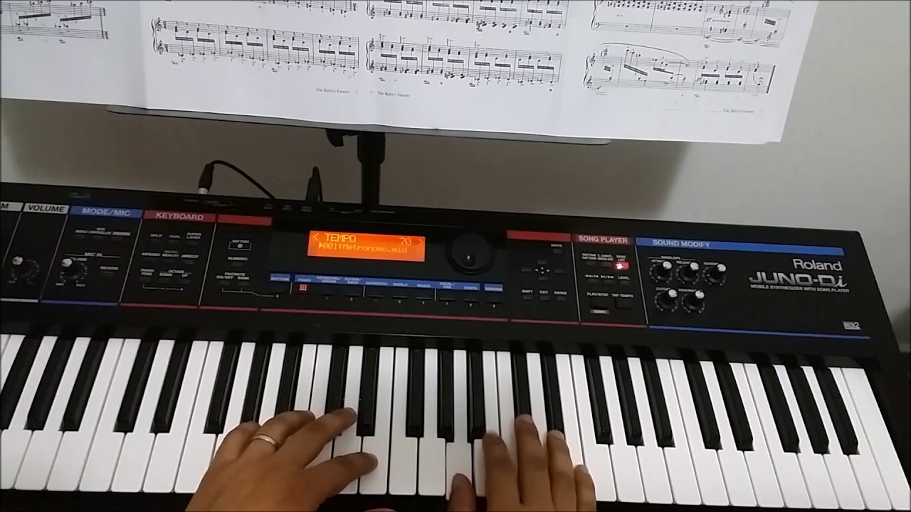 Vocalise no piano (teclado) - parte 1