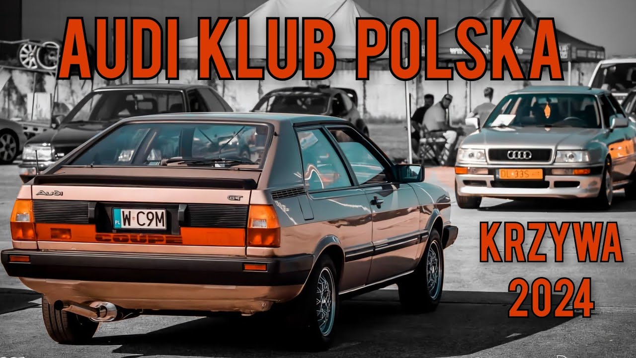 2024 letni zlot Audi Klub Polska - klasyczna strona zlotu w Krzywej