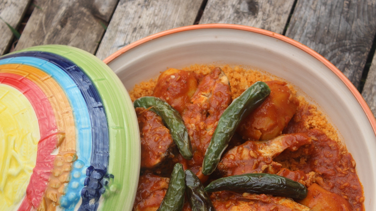 طريقة عمل الكسكسي الليبي بالسمك How to make Libyan couscous with fish