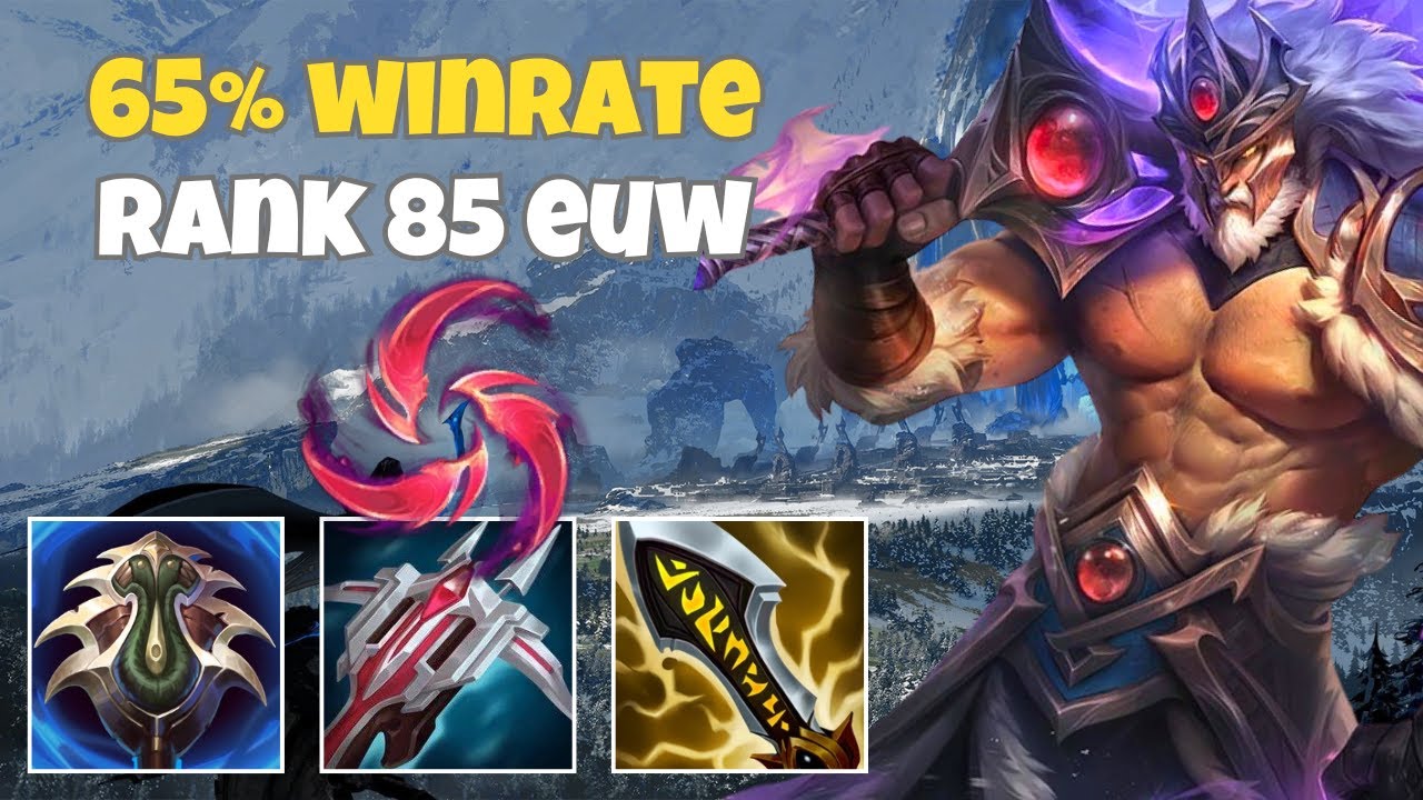 this game got me DIAMOND with 65% WINRATE!  TOP 80TH TRYNDA EUW