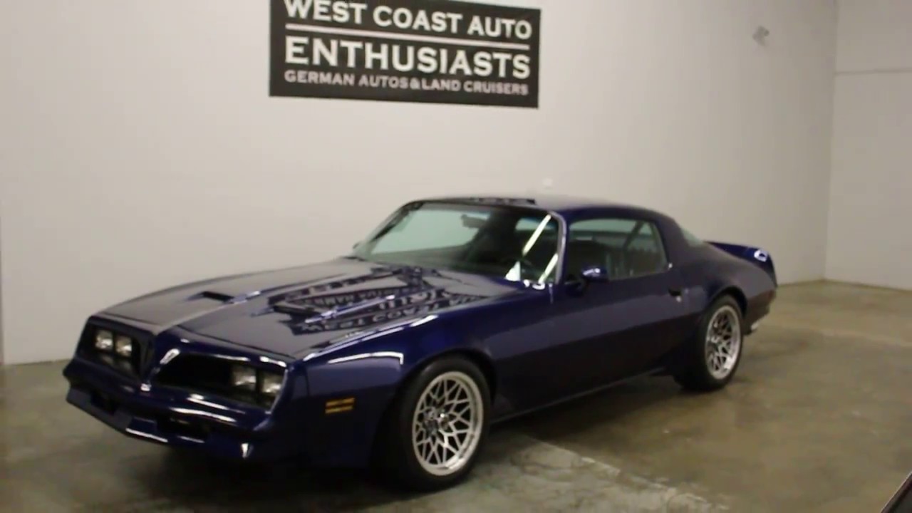 1977 Pontiac Firebird Formula 400    Rust Free Restoration