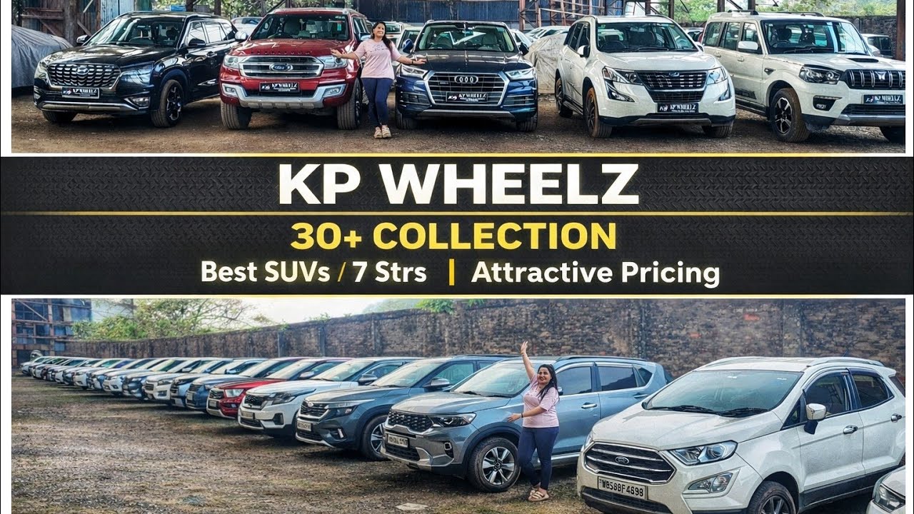 KP WHEELZ:  30+ Awesome Collection of Used Cars in Kolkata | Best SUVs / MPVs / 7 Strs / Small Cars