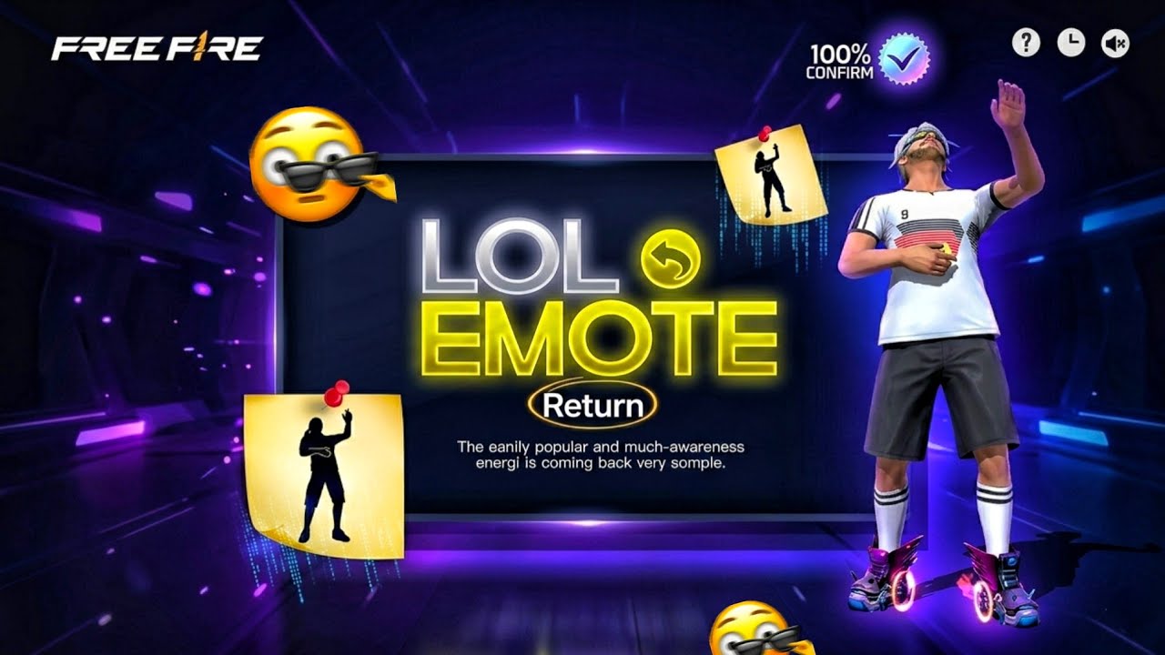 LOL EMOTE RETURN 🤯🔥| LOL EMOTE RETURN CONFIRM DATE | FREE FIRE NEW EVENT | FF NEW EVENT