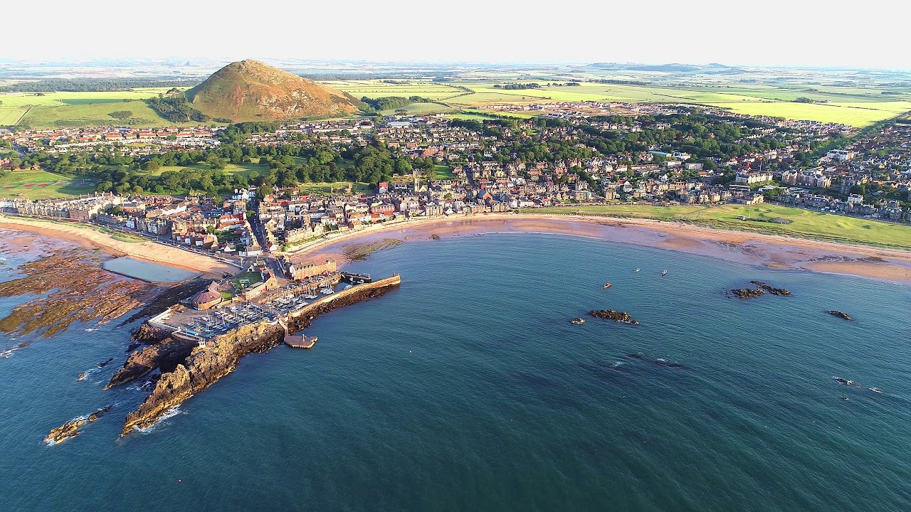 North Berwick & Bass Rock From The Air.