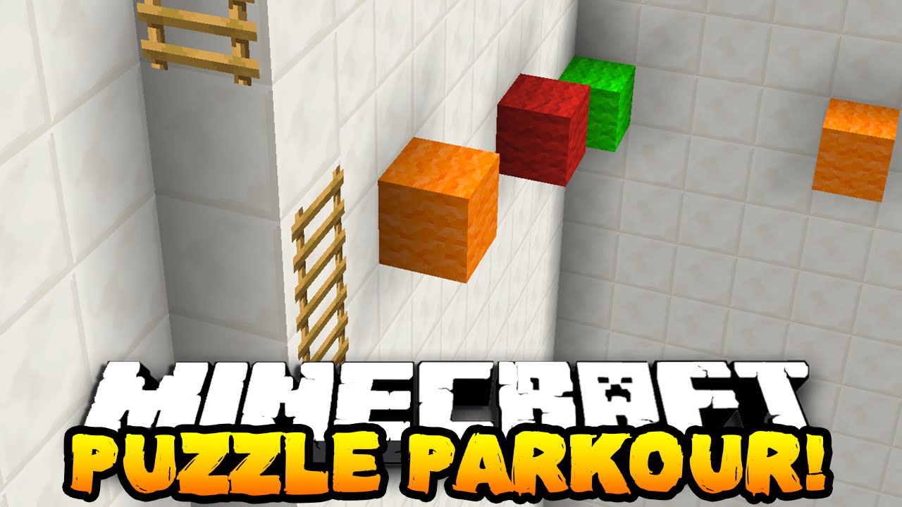 Minecraft PUZZLE PARKOUR! (Custom Parkour Puzzles!) w/ PrestonPlayz & PeteZahHutt