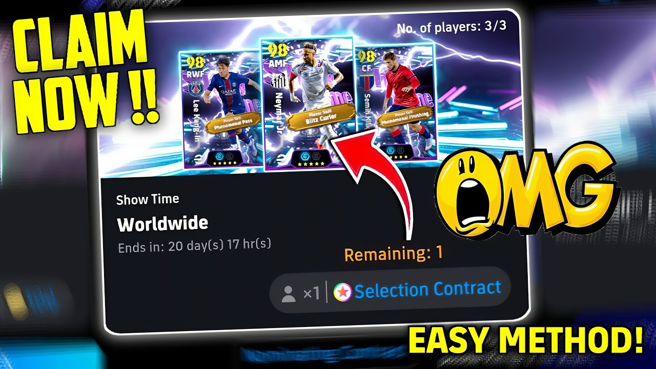 How To Get Free SELECTION CONTRACT 🤩 Right Now! eFootball 2026