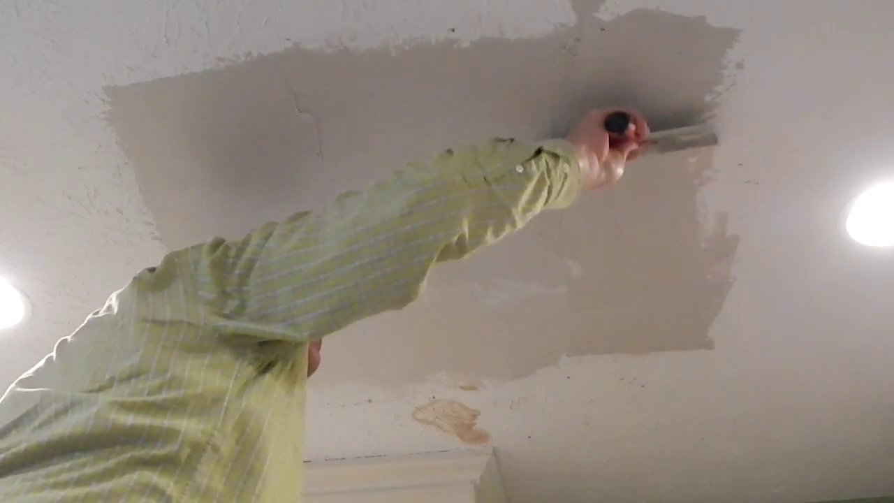 Drywall Repair PLUS Stipple Textured Ceiling in 90 Minutes