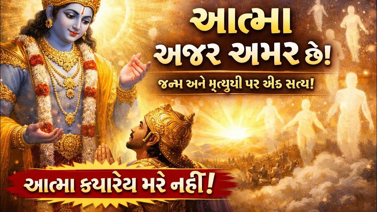 આત્મા અમર છે? | ભગવદ્ગીતા શ્લોક 2.20 | ન હન્યતે હન્યમાને શરીરે l આત્માનું શાશ્વત સ્વરૂપ
