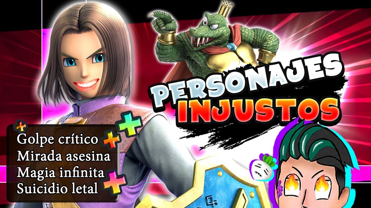 los PERSONAJES M&Aacute;S INJUSTOS de SUPER SMASH BROS ULTIMATE - Nintencomedy