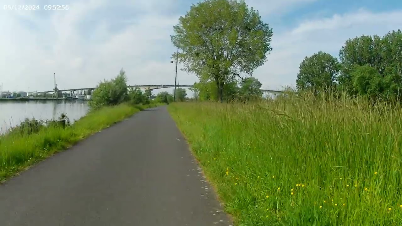 Chemin de halage - voie verte - vélofrancette