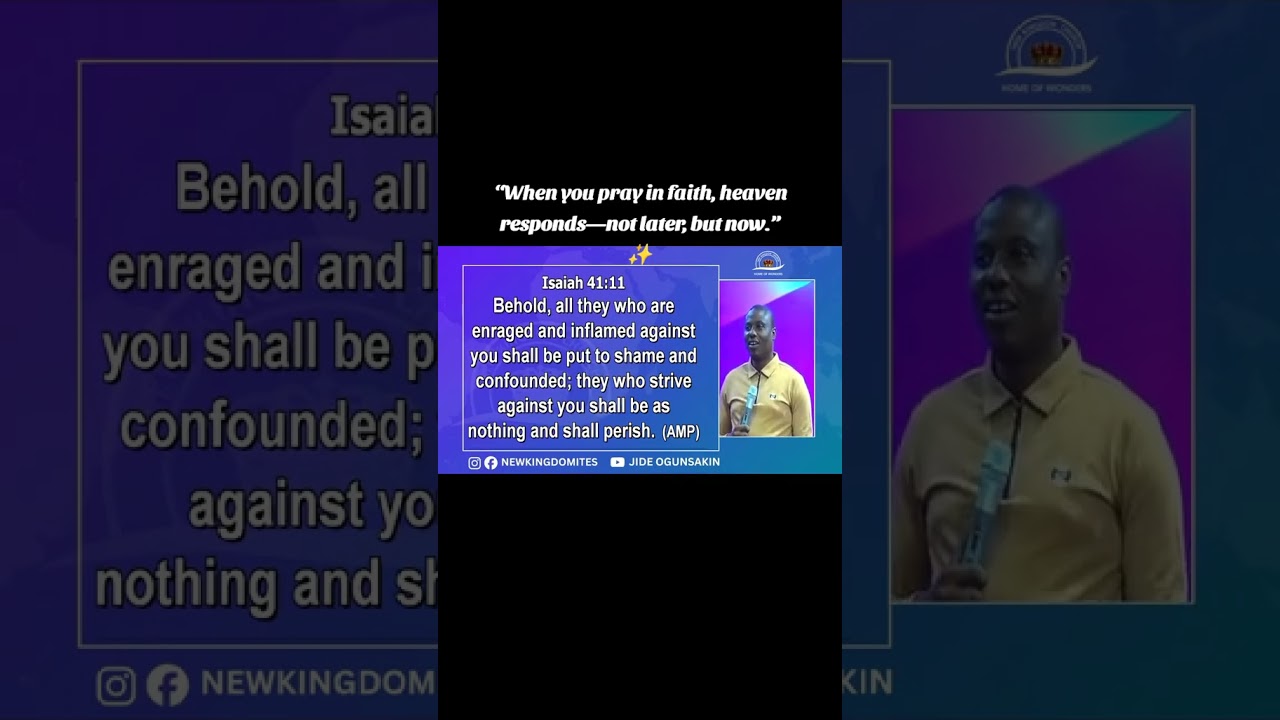 “This prayer of faith can change your situation—if you believe while you pray.”📖