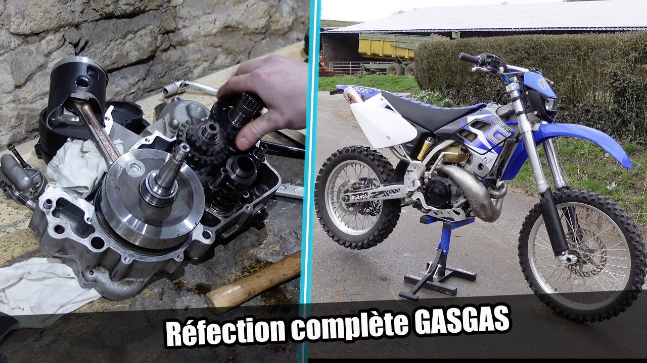 GASGAS 250 EC :  De ÉPAVE à NEUVE !