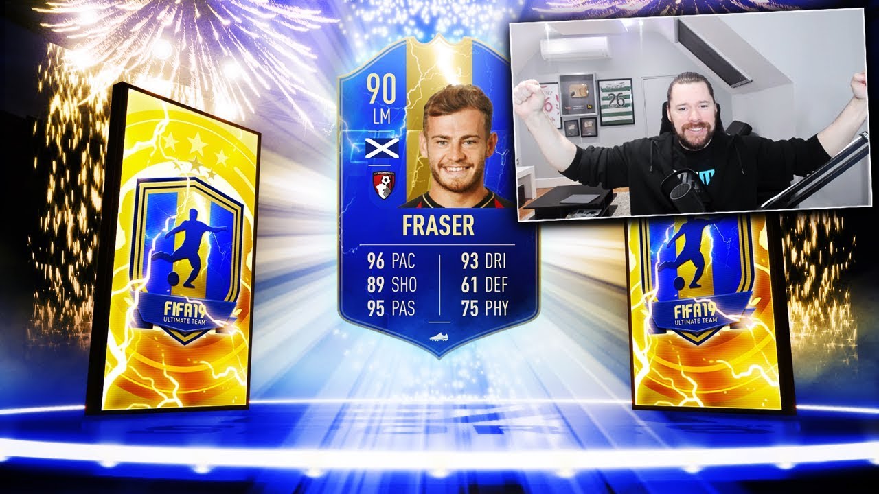 INSANE 90 RATED TOTS FRASER SBC! - FIFA 19 Ultimate Team