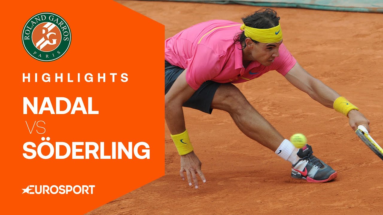 Rafael Nadal - Robin S&ouml;derling | Achtelfinale | Highlights | French Open 2009 | Tennis