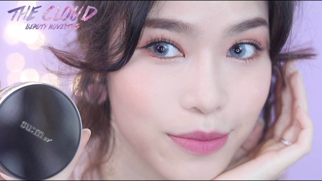 SU:M37 SECRET ESSENCE CUSHION REVIEW | Cushion nước thần và Makeup Glow Glam Tutorial