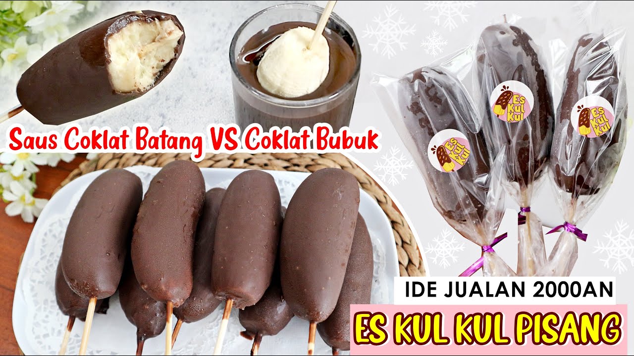 LANGSUNG LARIS ! RESEP ES KUL KUL PISANG COKLAT ENAK, BISA BUAT IDE JUALAN