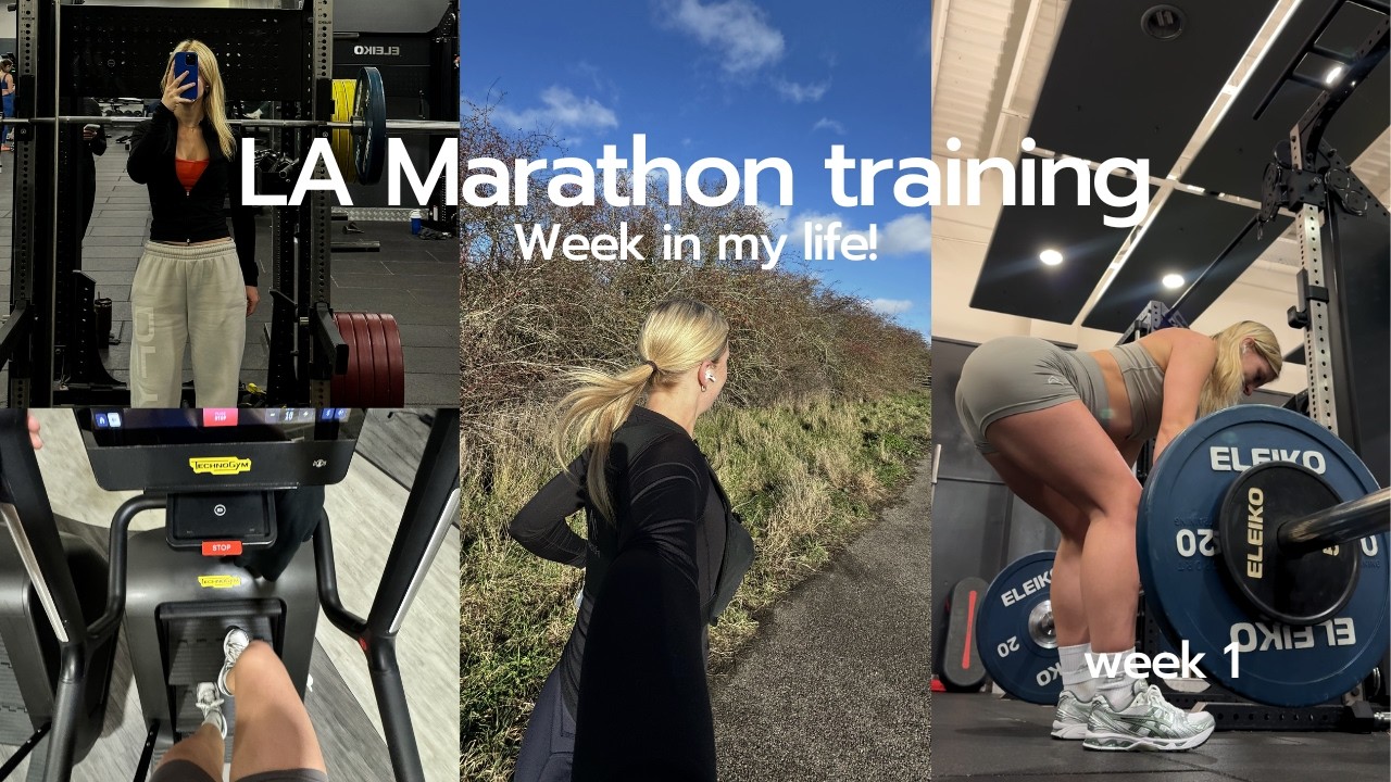Training for the LA marathon! Marathon training block