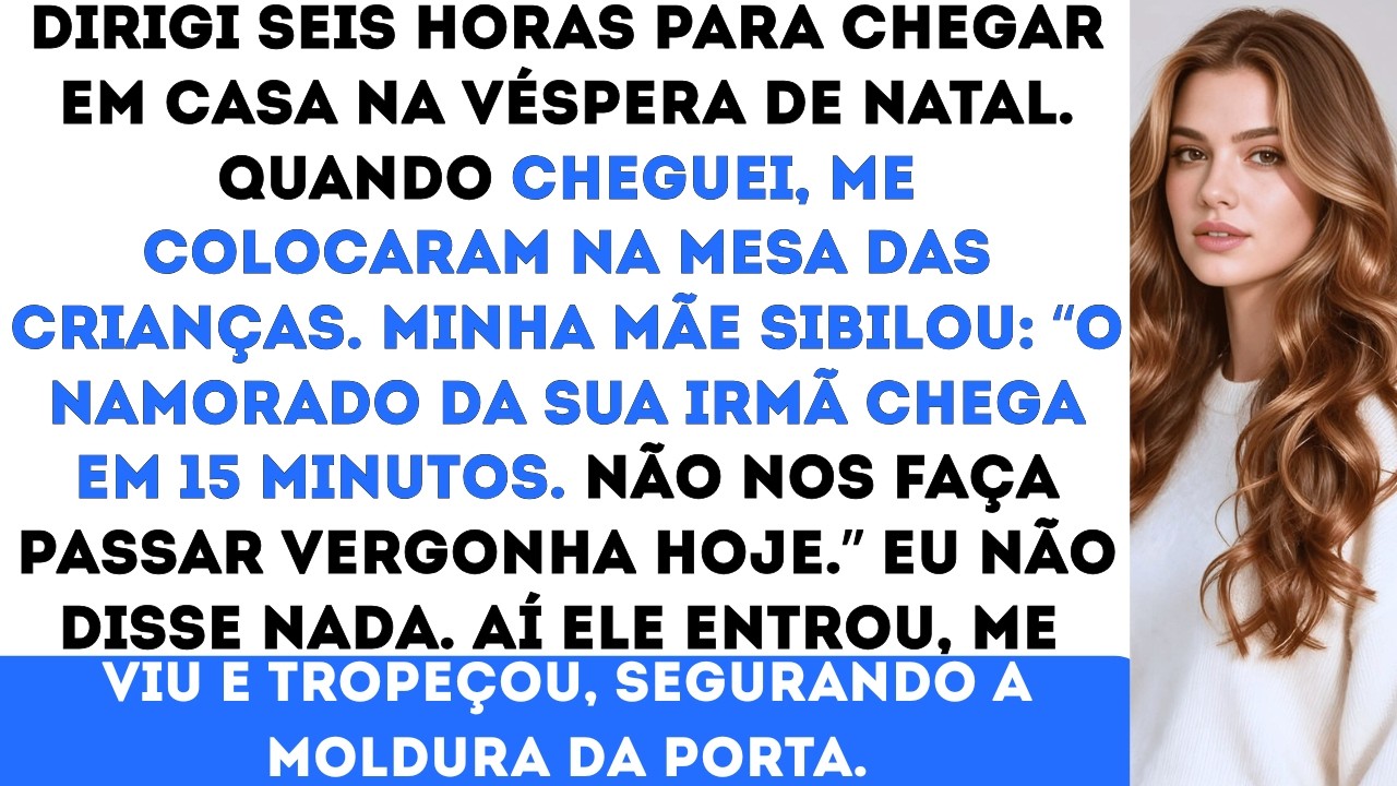 Meus pais me colocaram na mesa das crianças — e aí o namorado da minha irmã agarrou a moldura da...