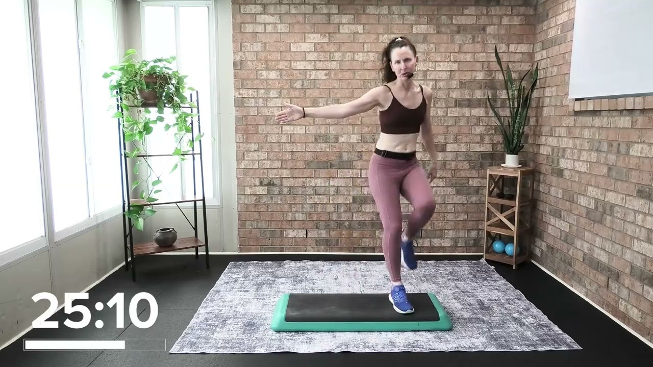 Sculpt & Cardio Blast: Fast-Paced Step Aerobics, Cardio Boxing, Bodyweight Burner!  Empowered In 30