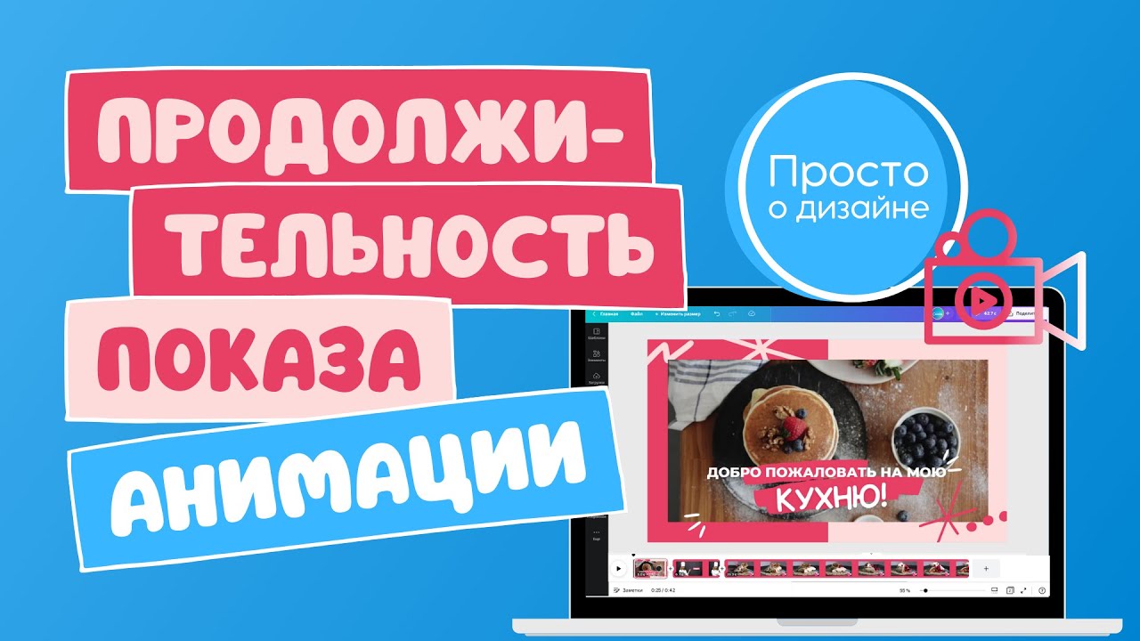 Продолжительность показа анимации. С этой новой функцией анимация в Canva станет ещё проще!