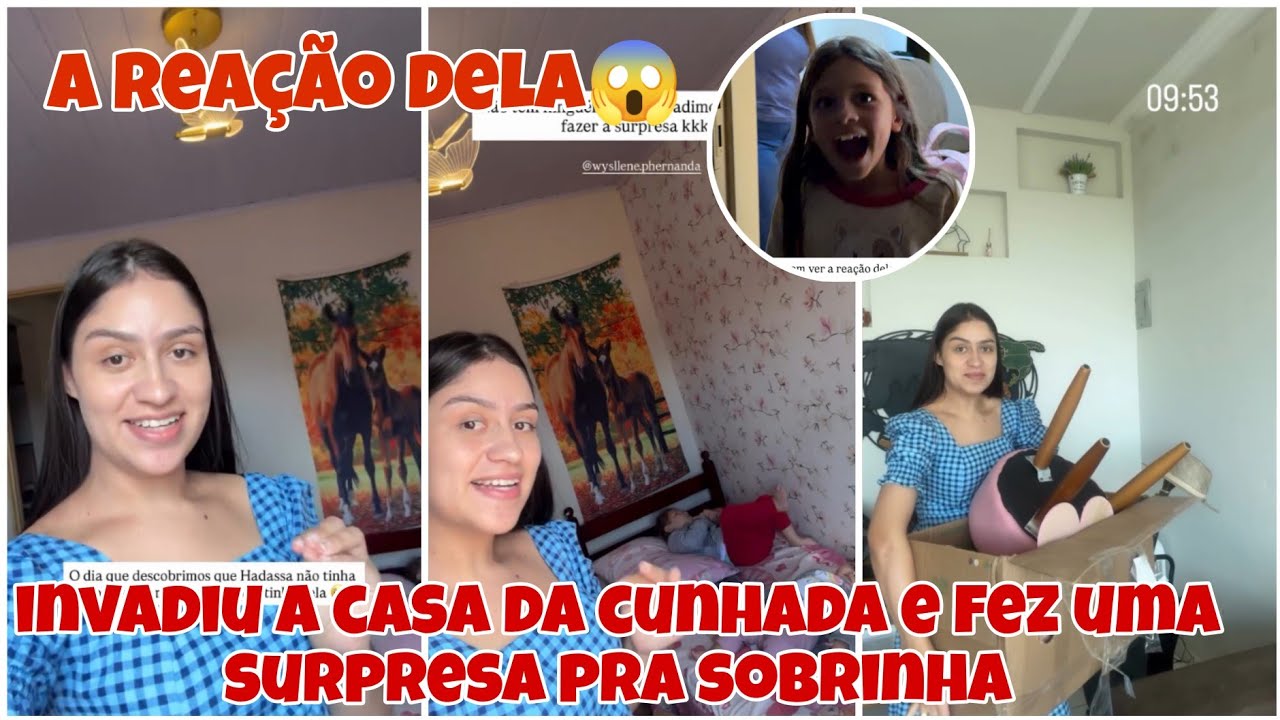 Ana Vitória fez uma surpresa pra sobrinha, a reação dela  me surpreendeu 😱