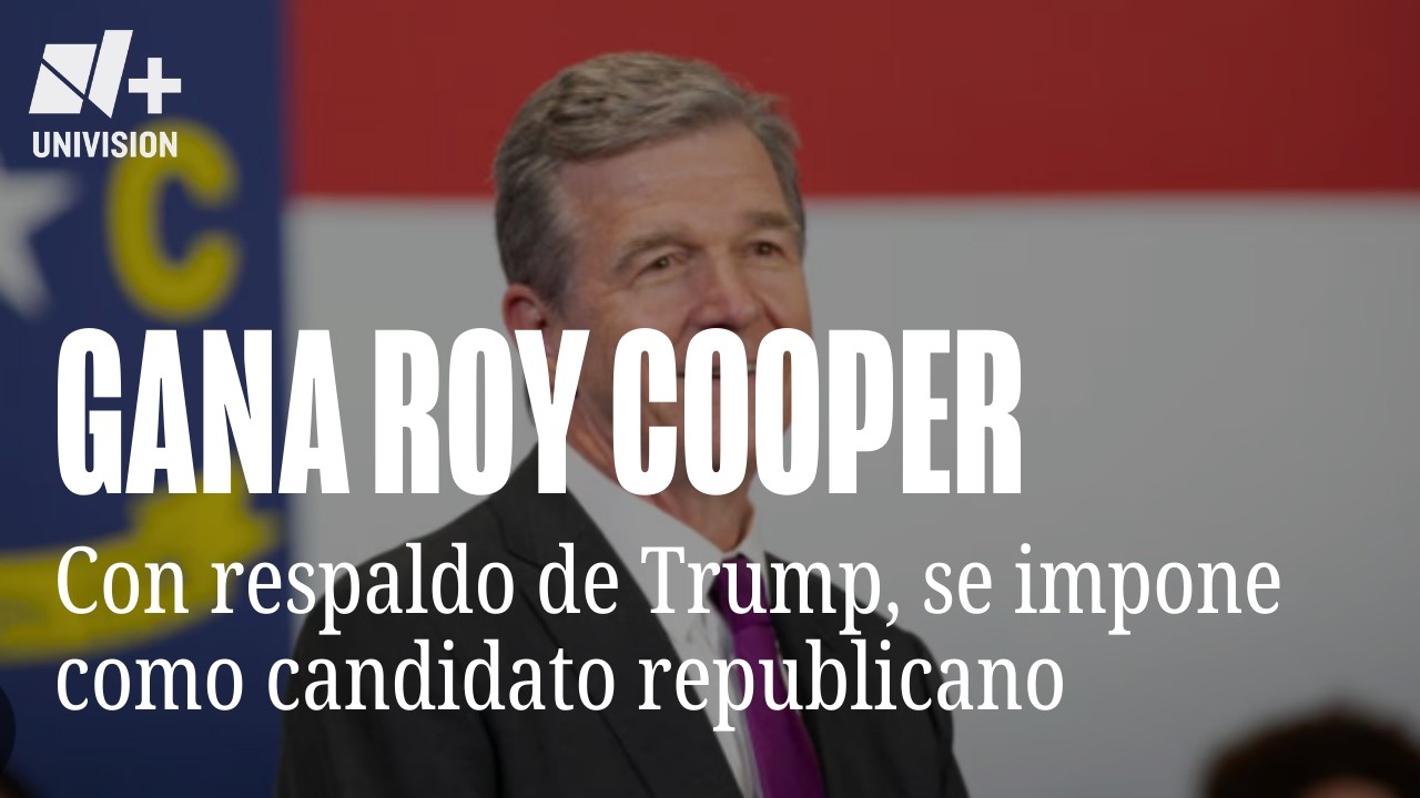 🔴#Envivo | El exgobernador Roy Cooper gana la nominación demócrata al Senado federal por NC
