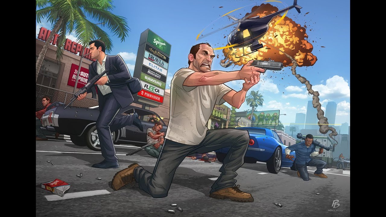 Trevor's Epic Rampage! Grand Theft Auto 5 Gameplay! (Xbox 360)