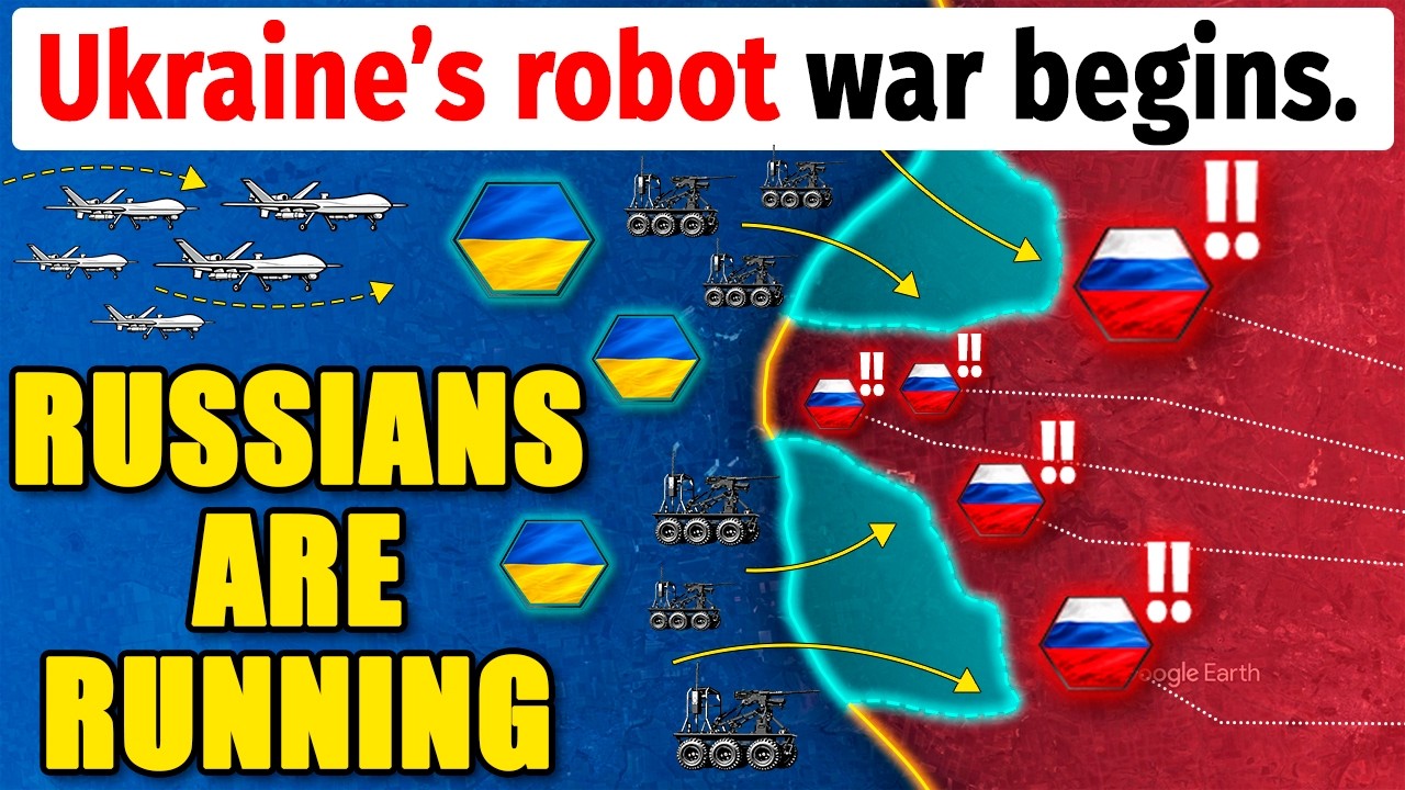 Ukraine Deploys Armed Robots on the Frontline