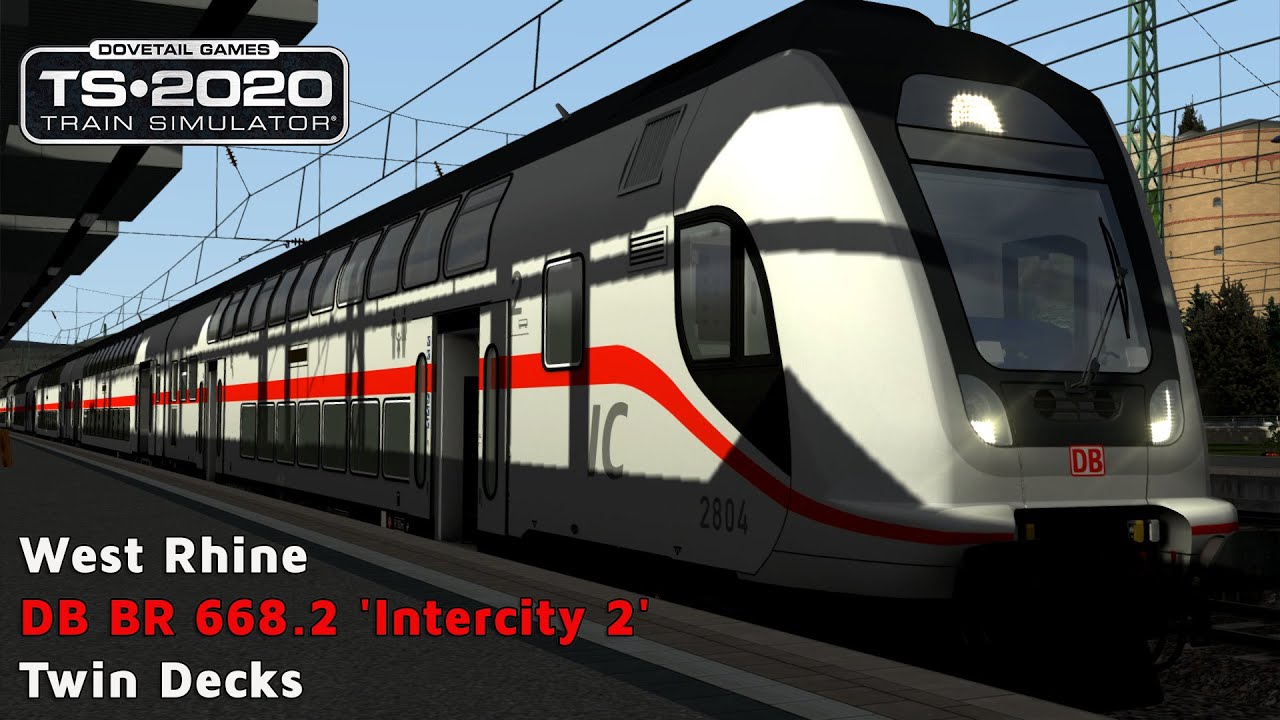 Twin Decks - West Rhine - DB BR 668.2 Intercity 2 - Train Simulator 2020