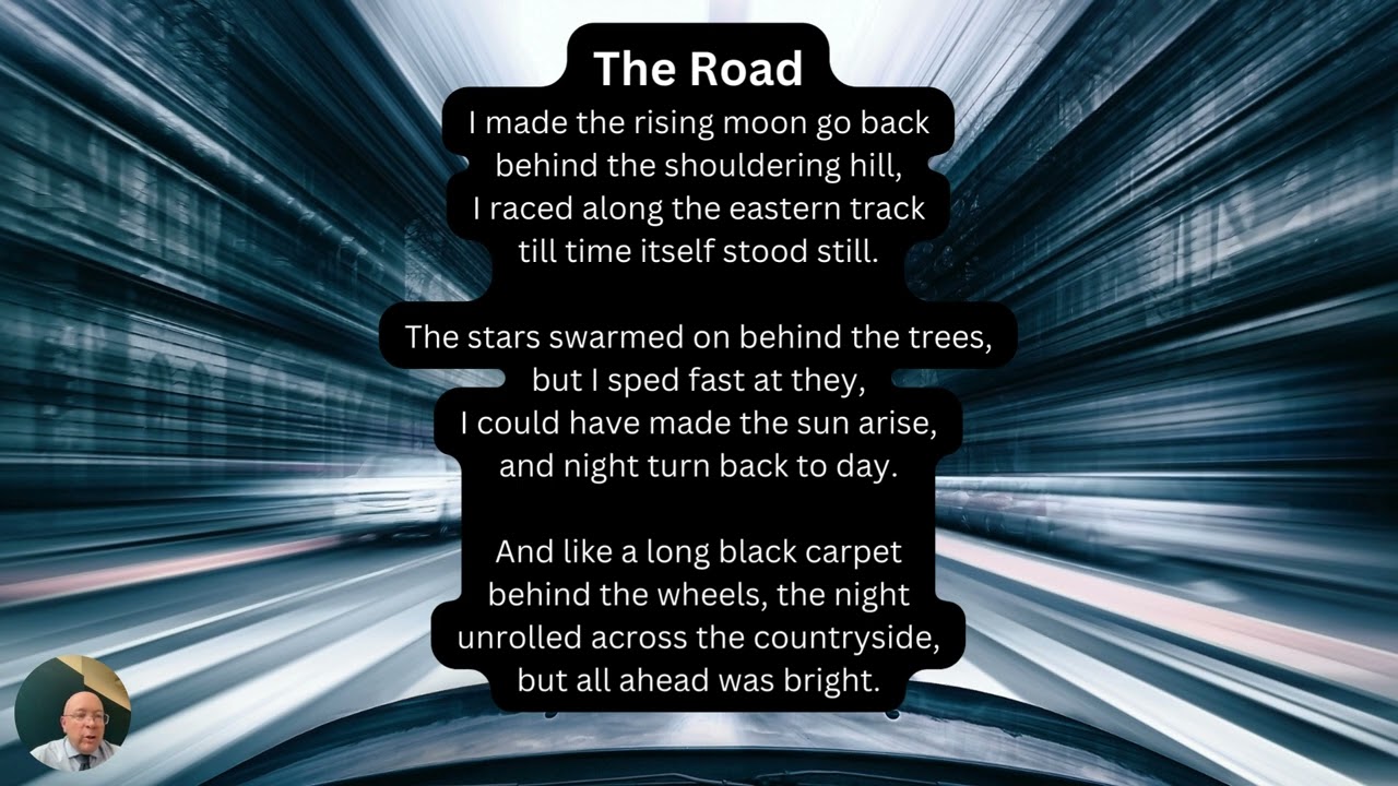'The Road' poem by Nancy Fotheringham Cato (especially for IGCSE students).