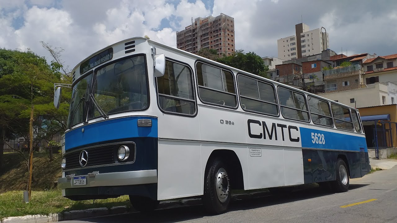 MONOBLOCO O-364 : PINTURA DA CMTC 5628 : 2º ENCONTRO DOS EX FUNCIONÁRIOS  DA CMTC  -  2022