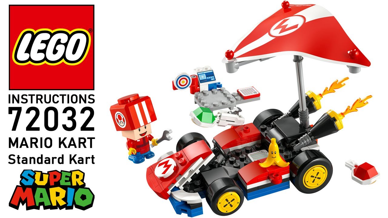 LEGO Mario Kart | 72032 Standard Kart Set Instructions | LEGO Super Mario #mariokart #lego