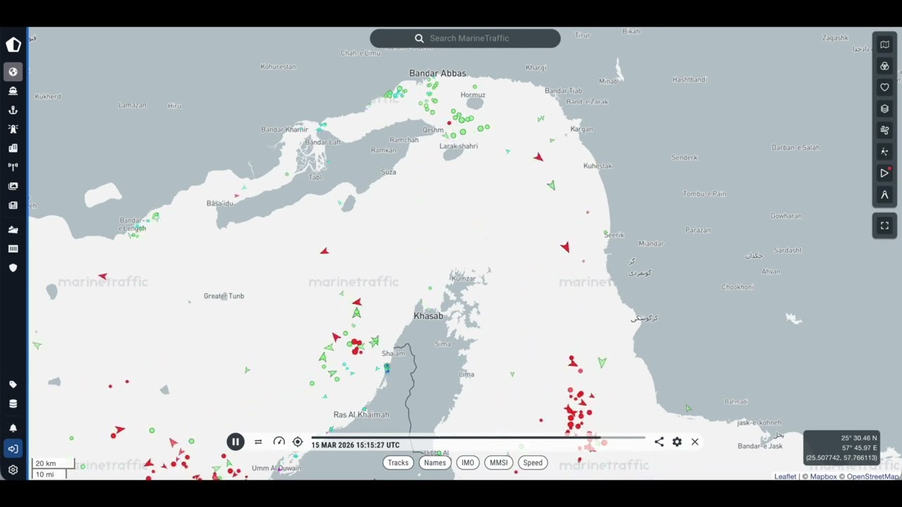 March crossings through Strait of Hormuz led by liquid tankers