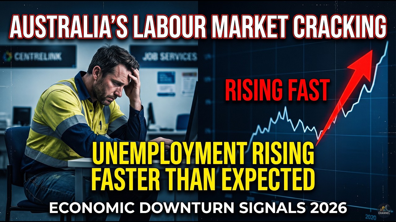 Australia's Labour Market Cracking | Rising Unemployment & Economic Downturn Signals