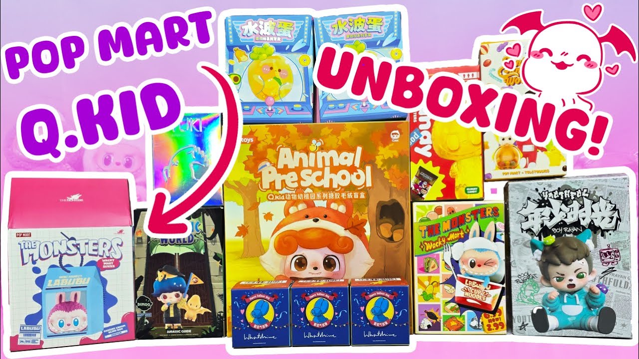 BLIND BOX UNBOXING👻POPMART, JOTOYS, TNTSPACE!